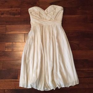 Ivory Strapless Dress - French Connection